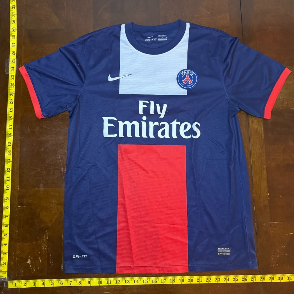 Authentic Nike Paris Saint German PSG Ibrahimovic 10 Home Jersey 2013/2014 13/14